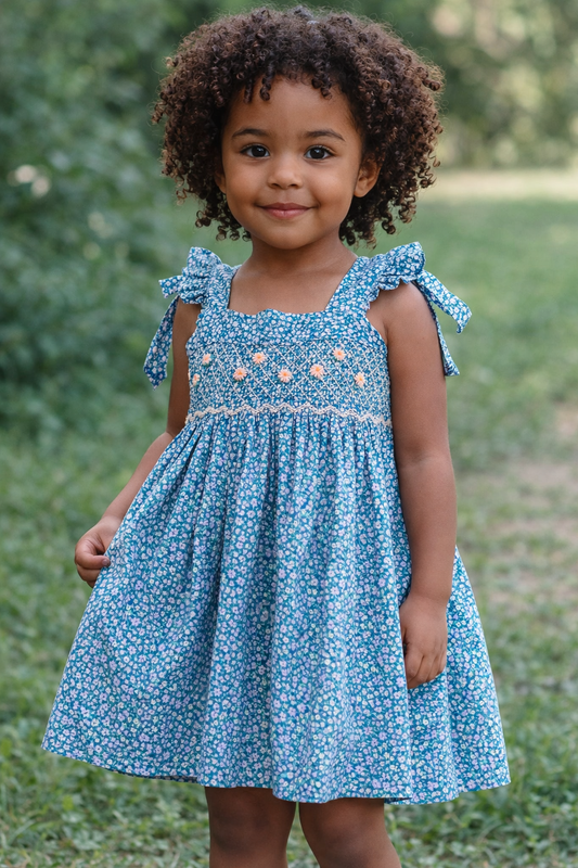 Robe brodée pour 2/3 ans